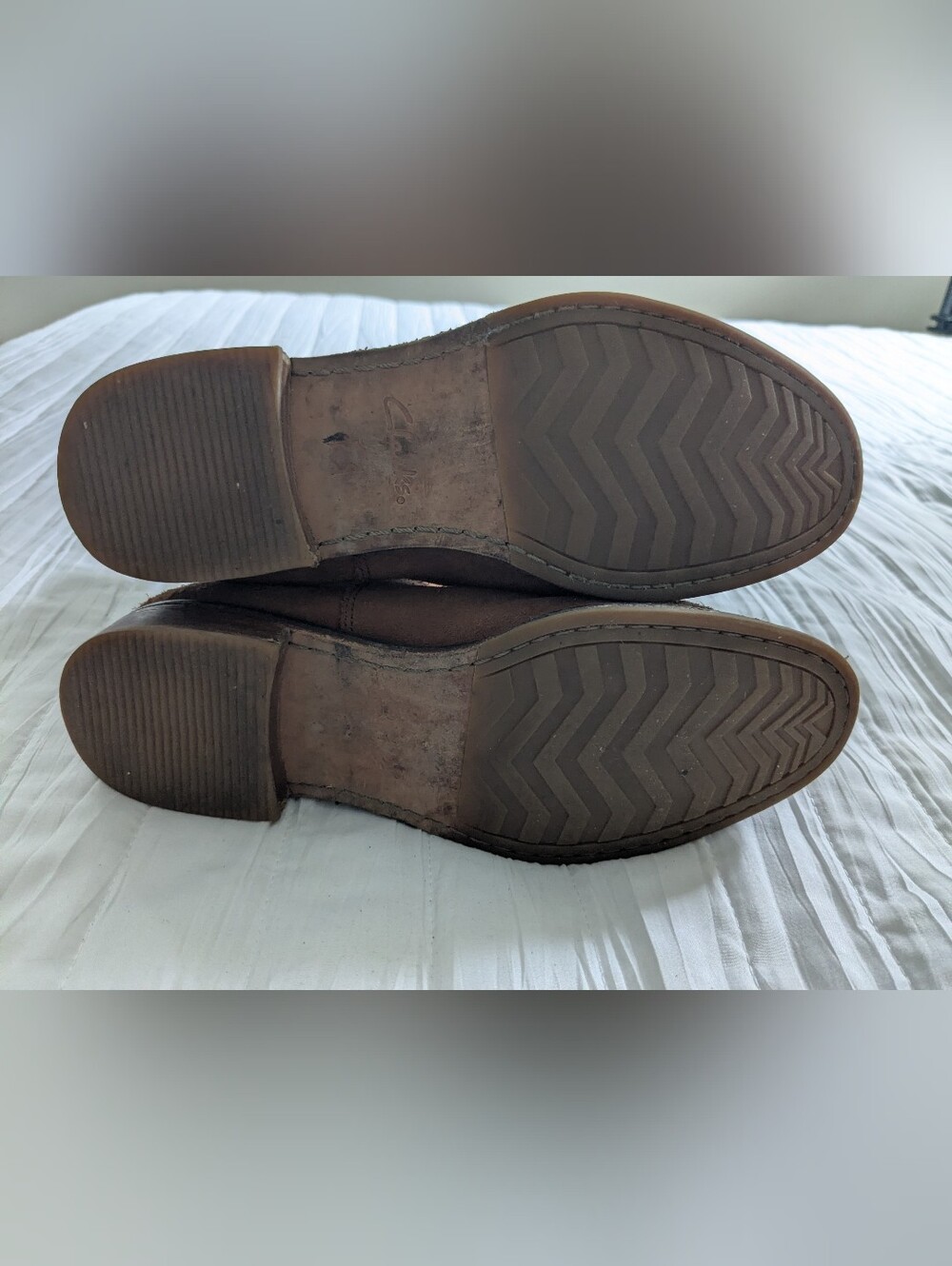 Women's Brown Suede Chelsea Boots - Picture 4 of 5